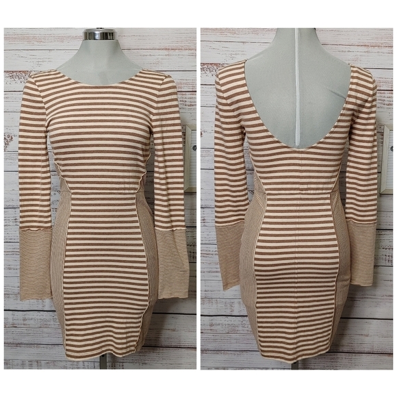 Free People Dresses & Skirts - Free People Beach Striped Low Back Dress XS